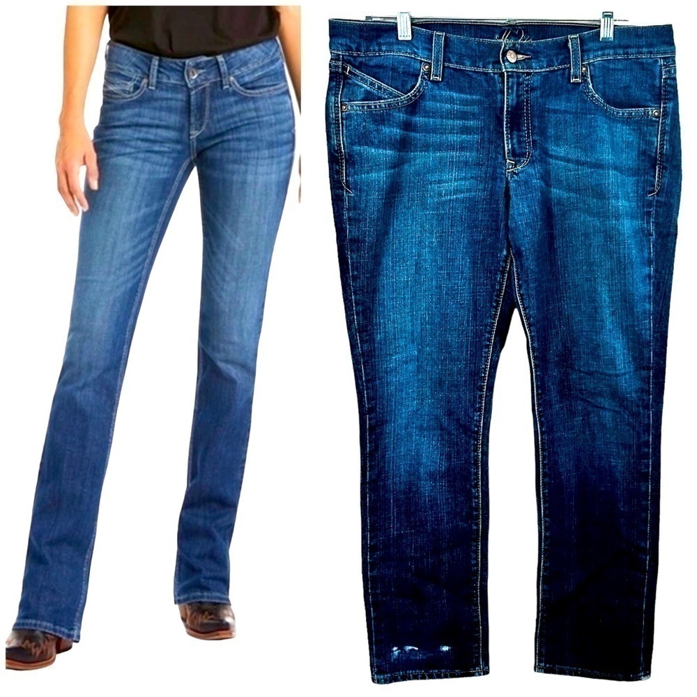 Old Navy The Diva Jeans Boot Cut Low Rise Stretch Medium Wash Y2K 12 Short